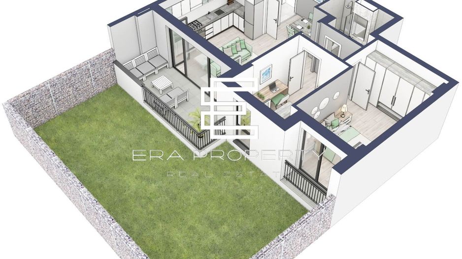 Apartament 3 camere | parter cu gradina | Zona Alba Iulia – Sibiu - Schiță 12