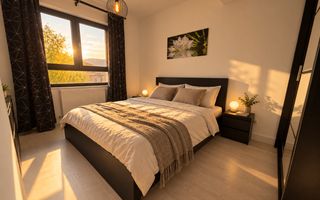 Apartament 2 camere de închiriat în Pipera, 56 mp, 550 €/lună, mobilat - Poză 4