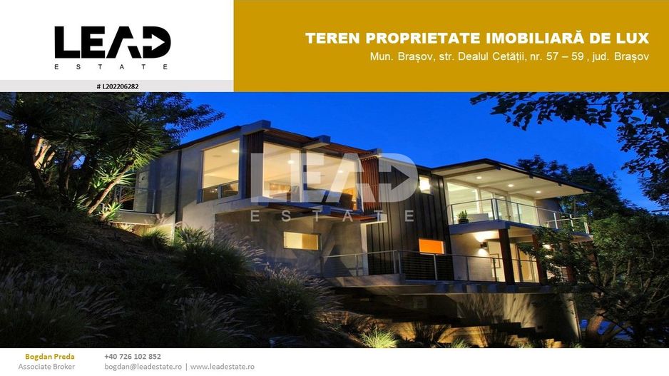 TEREN PROPRIETATE IMOBILIARA DE LUX - Poză 1