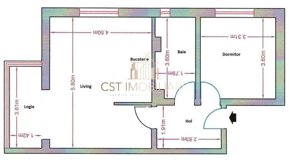 Apartament 2 camere C.Sagului - Poză 8