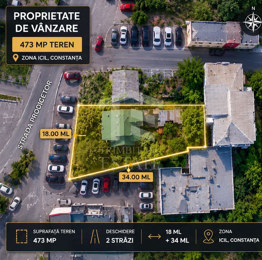Teren 473 mp | Dezvoltare P+2 | Zona ICIL | Comision 0% - Poză 1