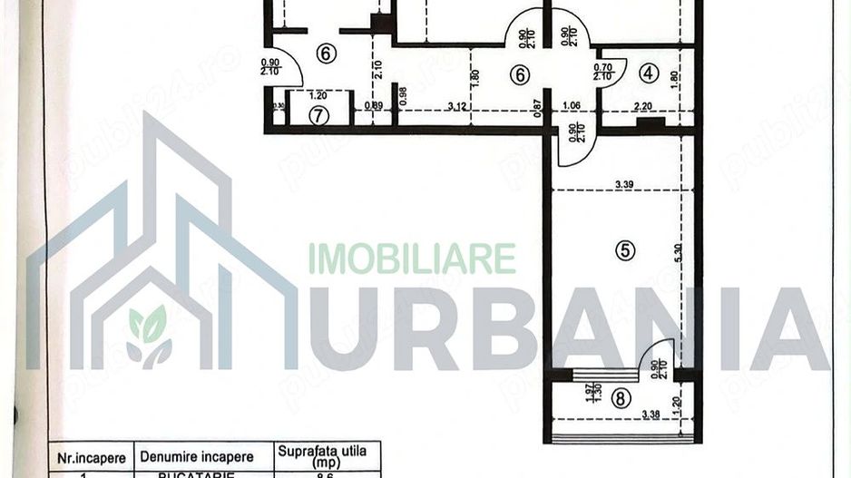 Apartament 3 camere, 72 mp, Alexandru Cel Bun - Iași - Poză 2