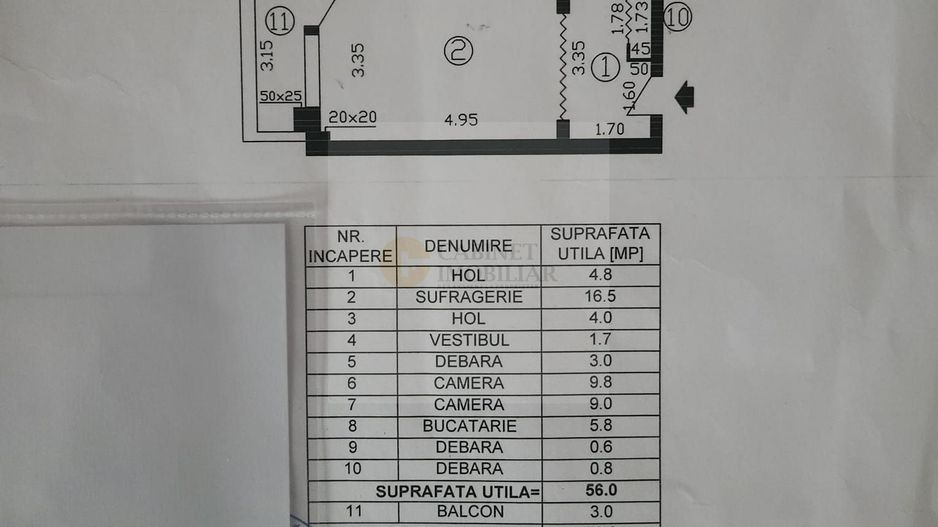 3 Camere - 60MP | Decomandat | Metrou Favorit la 1 minut - Schiță 21