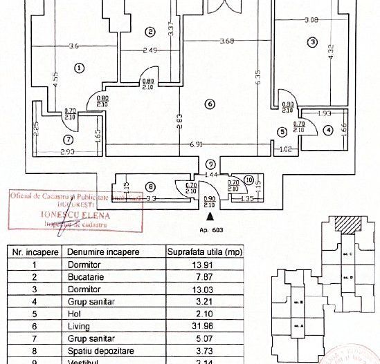 Apartament spatios  3 Camere I Upground I Metrou Pipera - Poză 16