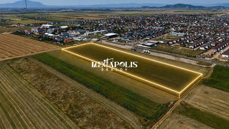 Teren extravilan 10.900 mp, Săcele, vizavi de cartier Izvor - Poză 3