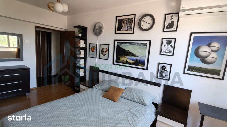 Apartament 3 camere decomandat, 71 mp, 2 băi, mobilat, utilat, cu boxă – Iași - Poză 8