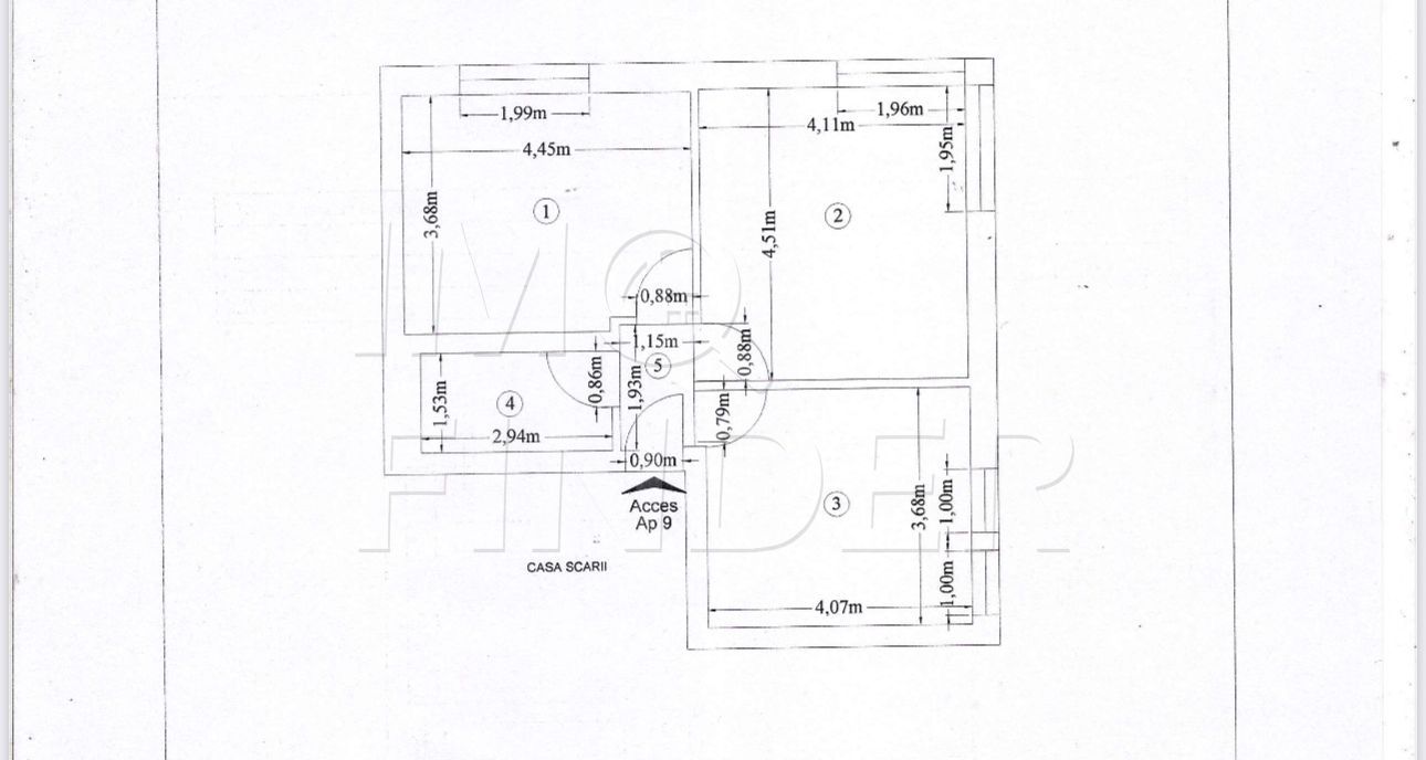 Apartament 2 camere  57 mp, demisol luminos, garaj în Bună Ziua - Poză 4