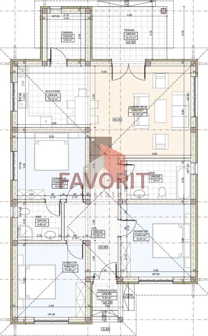 Casa Individuala | Parter + Pod | Asfalt | Finisaje Premium | Statie Transport - Schiță 7