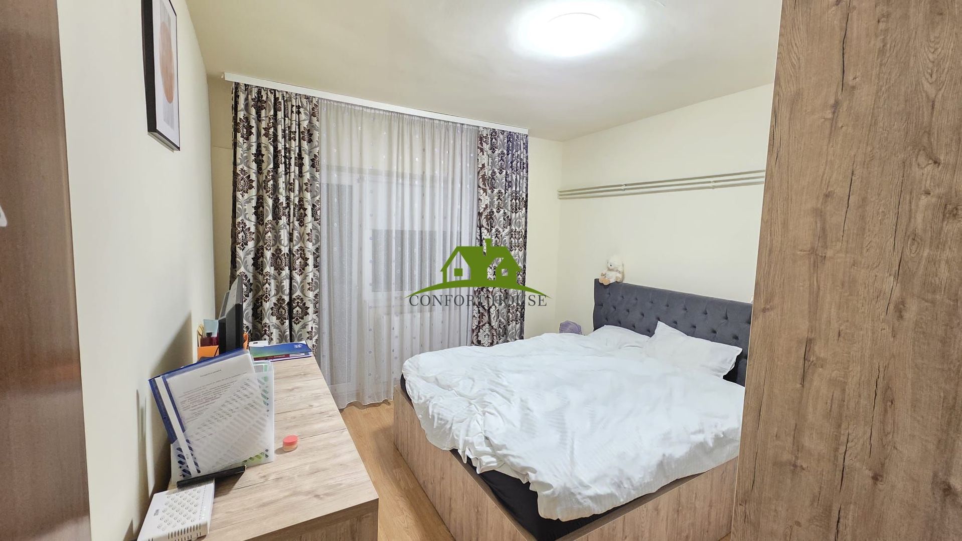 APT. 62mp cu 2 camere/2 balcoane – mobilat/utilat – Matei Basarab - Poză 7