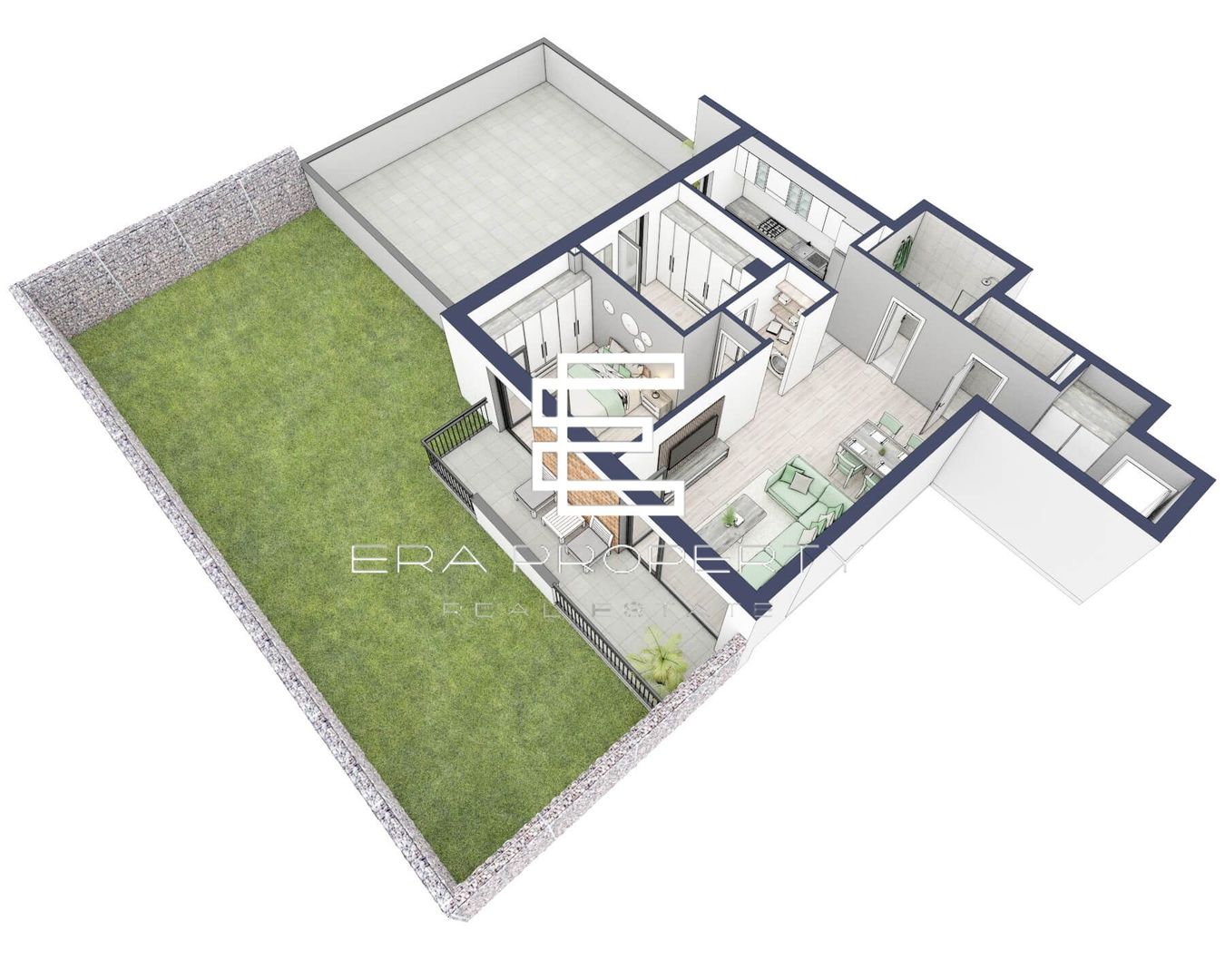 Apartament 3 camere la parter cu grădină și terasă generoasă, Sibiu - Schiță 14