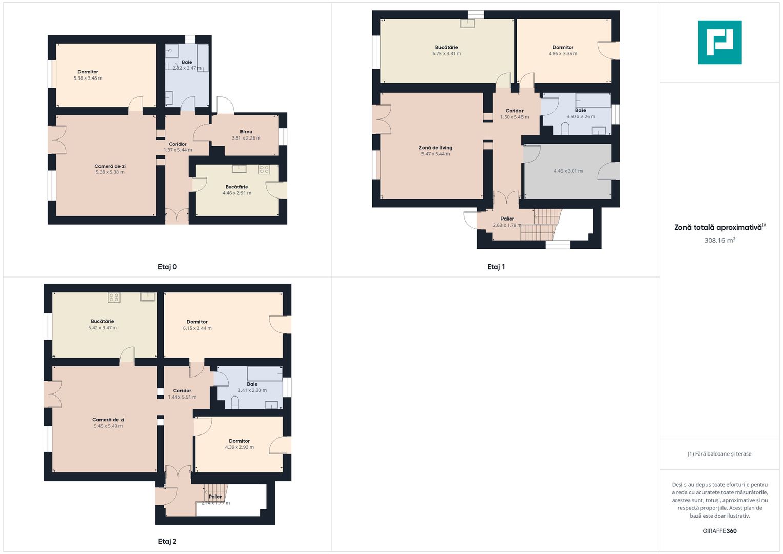 Vilă cu 3 apartamente în zona Parneava - Poză 11