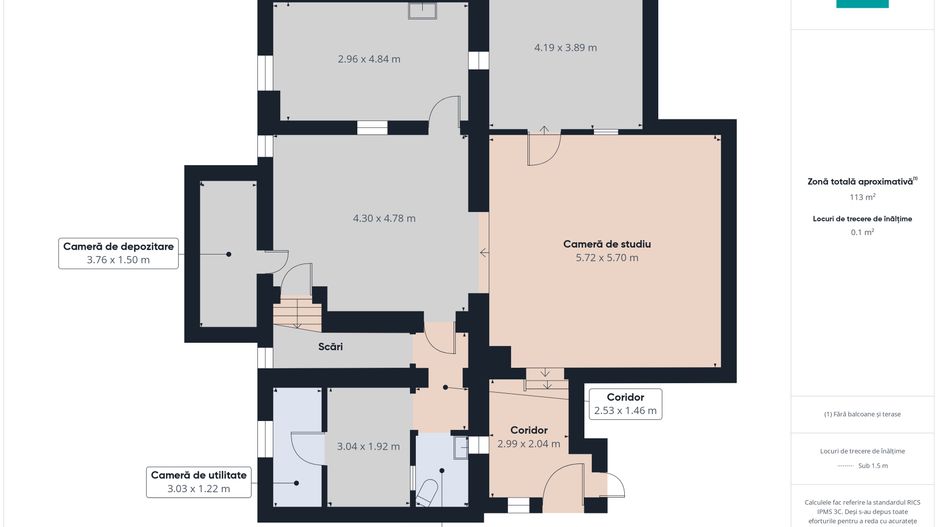 Vilă 343 mp utili, teren 600 mp, Oncea – Oradea - Poză 34