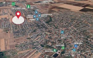 De vanzare teren intravilan, 1721 mp, deschidere ampla–Comuna Berceni - Poză 3