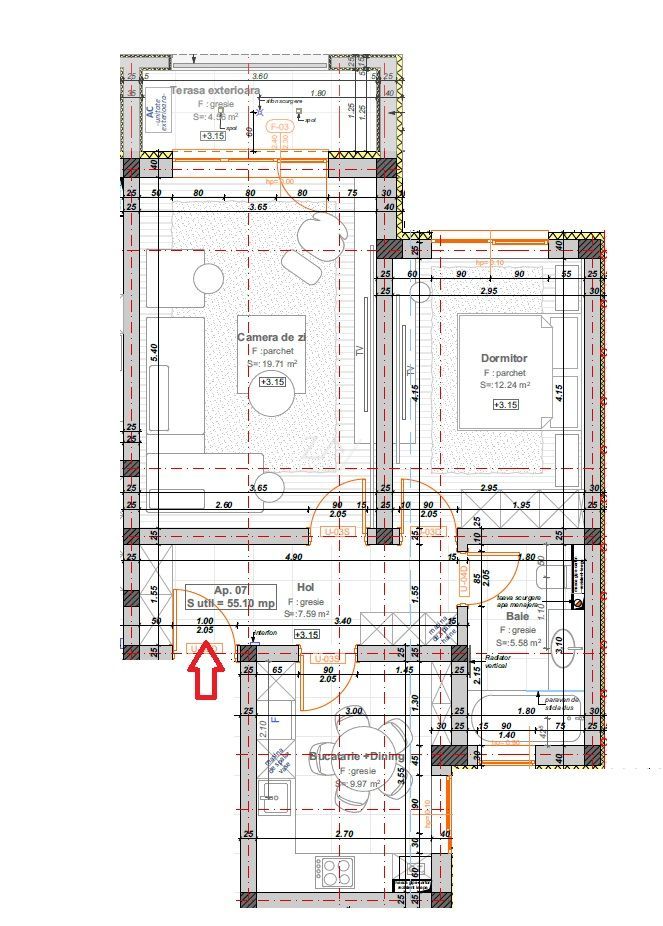 Etaj 1. Decomandat. Loc de parcare. - Poză 10