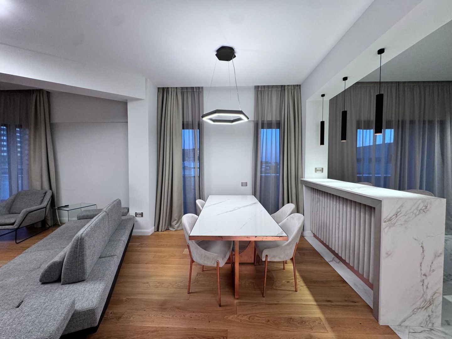 Penthouse parc Herastrau apartament 5 camere 3 băi - Poză 5