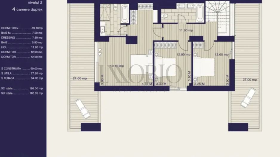 Duplex 4 Camere | One Herastrau Plaza - Poză 21