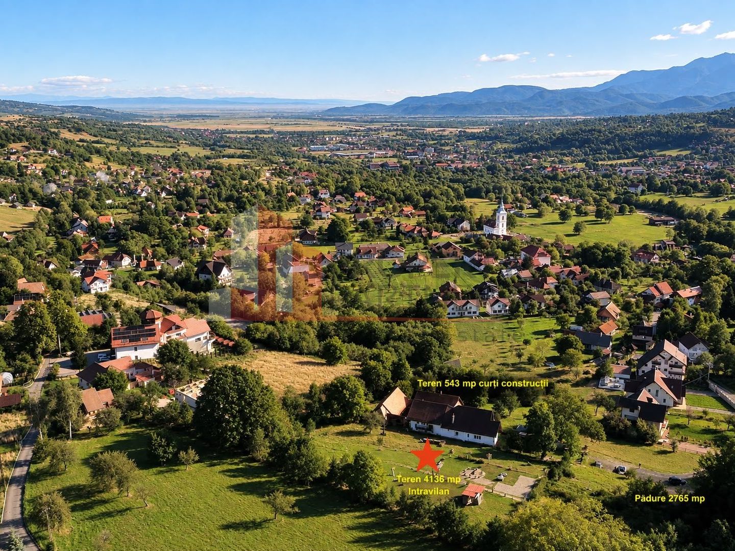 Teren 7.444 mp + casă tradițională în Predeluț–Bran - Poză 4