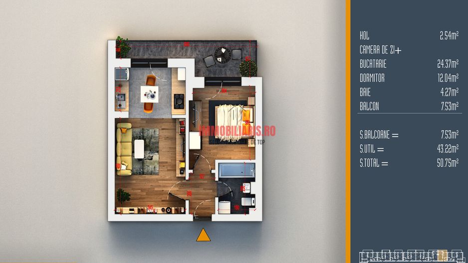 Titan-Pallady-Metrou - Spatii Verzi si Parcuri - Direct Dezvoltator - Schiță 2