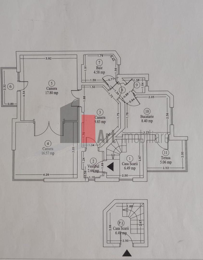 Vânzare apartament decomandat 3 camere în vilă - metrou Tineretului - Poză 17