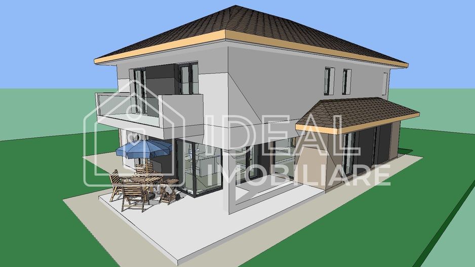 Casa Individuala Morderna cu 4 camere si 450 de mp de curte - Poză 12