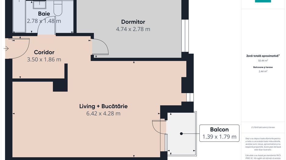 Apartament cu 2 camere | Etaj 2 | Complex nou – Calea Torontalului - Poză 9