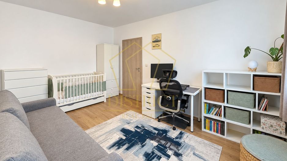 Apartament Superb cu 3 camere mobilat | terasa de 12 mp | Giroc | asfalt. - Poză 12