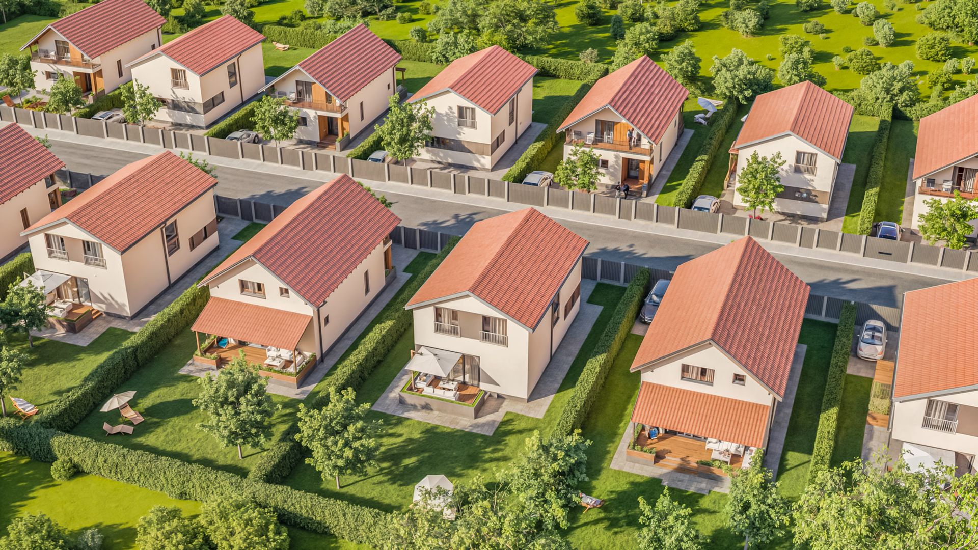 Case individuale în Sânpetru, cu teren 400 mp și toate utilitățile - Poză 8