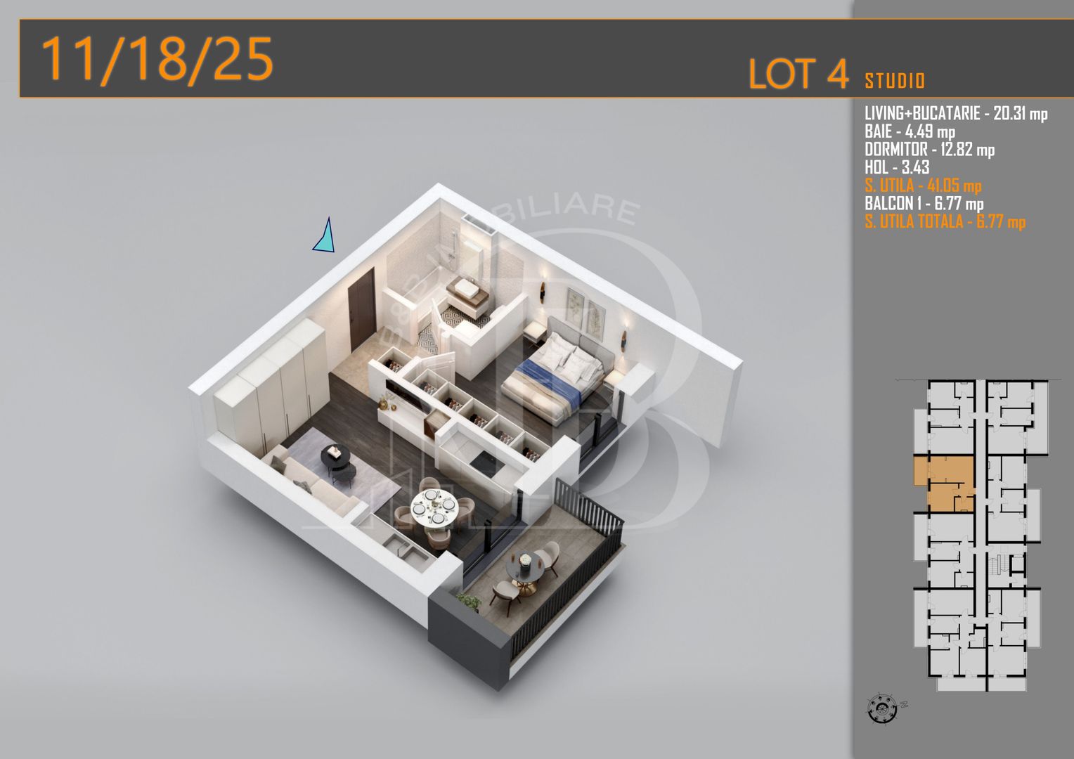 Promo-Ideal Investitie-2 camere-Theodor Pallady Metrou Teclu - Schiță 5