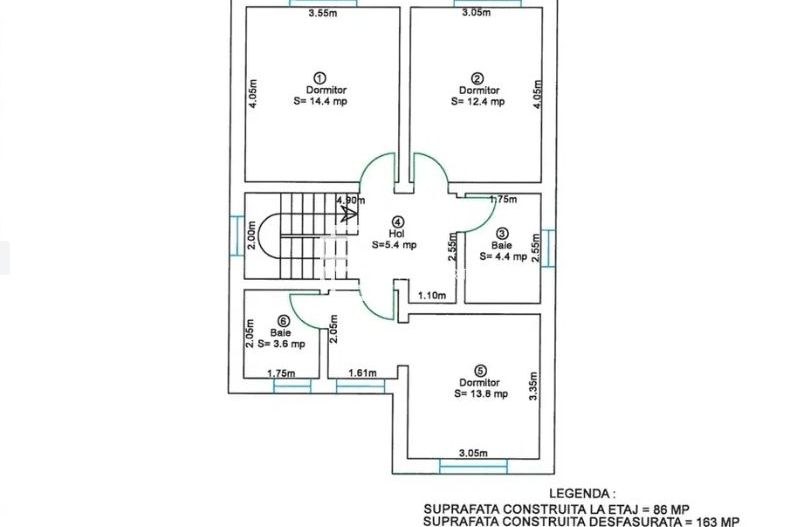 Casa individuala 5 camere – teren 320 mp- Sura Mica – Sibiu - Schiță 11
