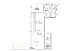 Apartament 2 camere Dumbravita cu curte - Schiță 14