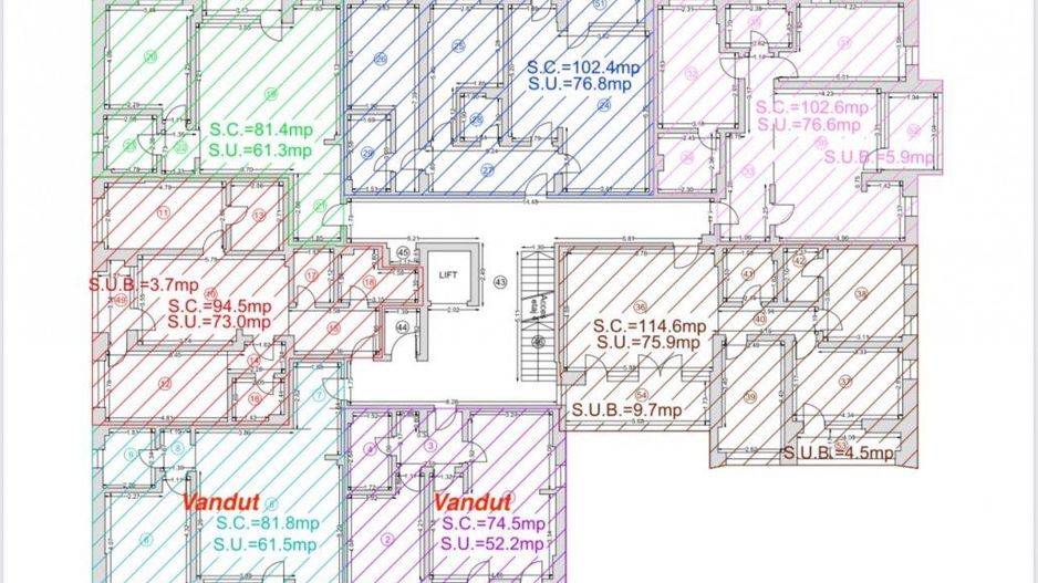 Inel II - Complex Primo Residence - Apartamente cu 2, 3 si 4 camere la cheie, bloc finalizat. - Poză 36