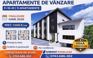 Apartament cu 2 camere, etaj 1, bloc NOU, VASLUI zona NORD, cu plata în RATE;