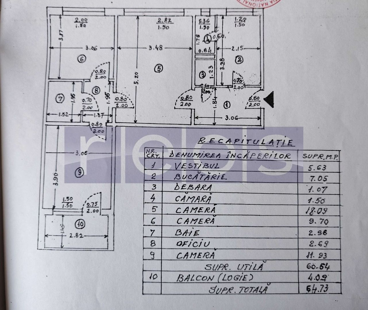 VÂNZARE 3 CAMERE | ZONA OZANA | ORIENTARE SPRE RĂSĂRIT - Poză 1