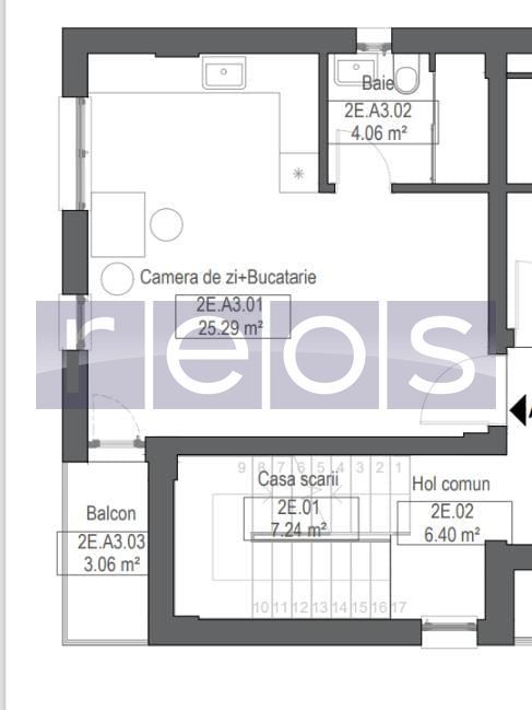 VANZARE GARSONIERA | ETAJ 2 | ZONA PALLADY - Poză 4