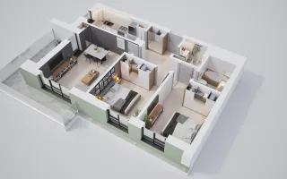 Apartament modern cu 3 camere, Rate la Dezvoltator 7 ani - Poză 11