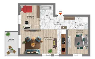Apartament 3 camere de vanzare - Poză 1