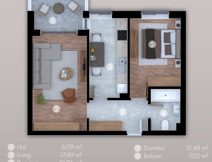 2cam.dec,parcare ext/subterana,20min metrou - Poză 1