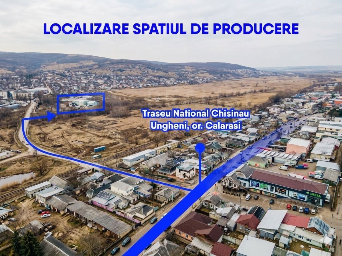 Vânzare, spatiu industrial, 2125 mp, strada Calarasilor, Călărași - Poză 1