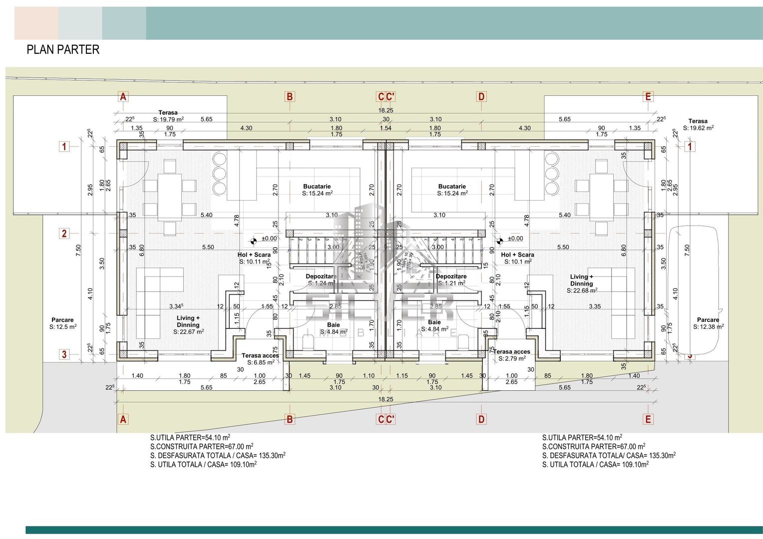 Case  tip duplex in zona centrala Gilau. - Poză 5