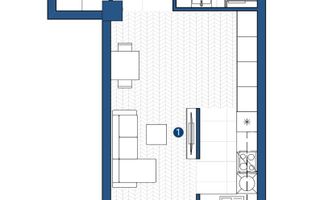 PROMO! Ap. 1 camera, 43.61mp, Galata, 74.155 euro cu TVA INCLUS - Poză 5