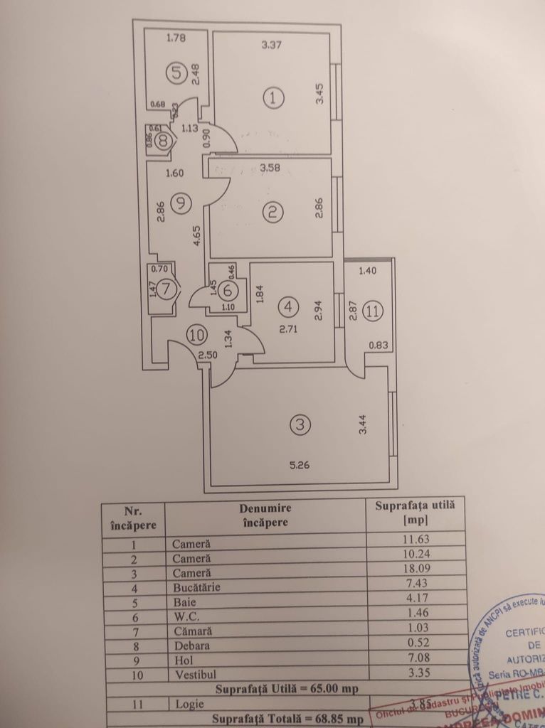 Apartament 3 camere de vanzare! - Poză 5