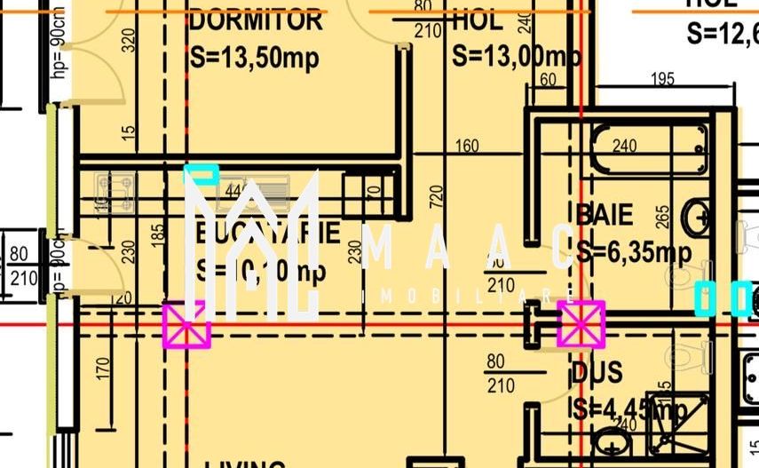 Apartament 3 camere | 110MP | Bloc Nou - Poză 11
