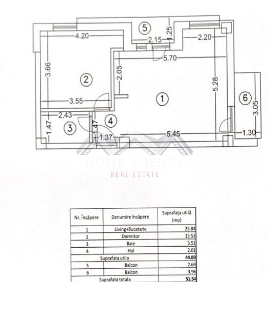 Apartament 2 camere Otopeni central, finisaje la alegere, preț avantajos! - Schiță 7