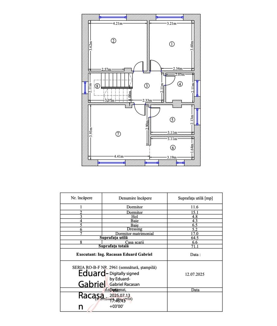 Vila pentru cei care vor spațiu, natură și acces rapid către București - Schiță 42