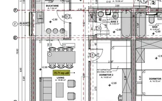 Apartament modern 3 camere - Cristian Sibiu - Schiță 42