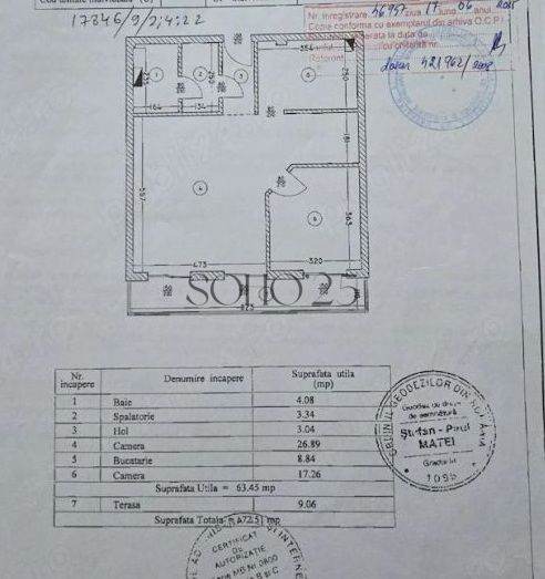 Apartament 2 camere | 72 mp | Băneasa – Lac / Petrom City - Schiță 10