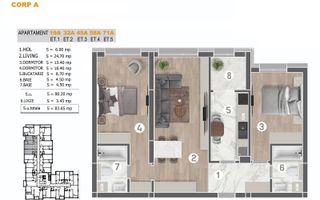 Apartament 3 camere, finisaje premium, Grand Arena Mall, Comision 0 - Poză 8