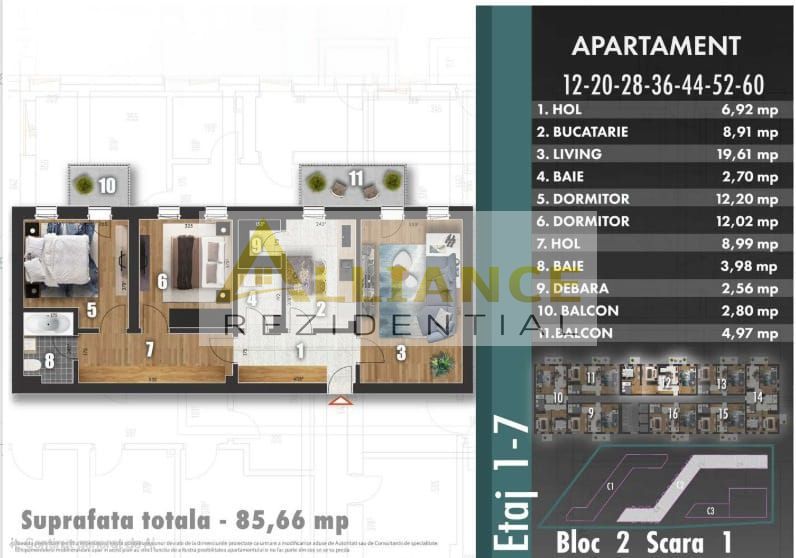 Metalurgiei Apartament nou 3 camere, decomandat - Poză 8
