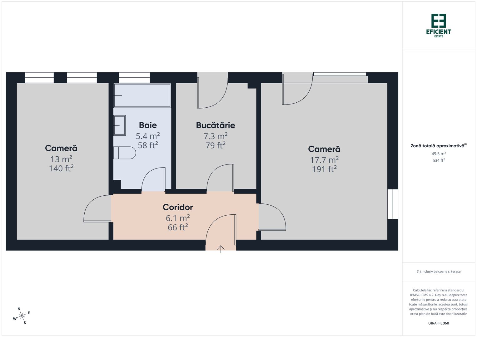 Apartament 2 camere - Bloc nou - Giroc - Timișoara - Poză 13