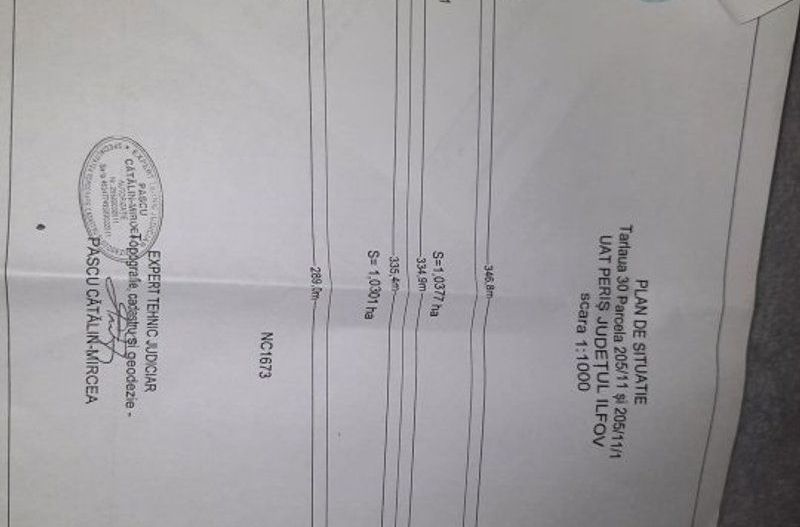 Teren intravilan construibil de vanzare | 10377 mp | Utilitati | Peris - Poză 3